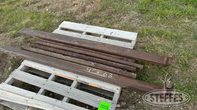 Shop-built pallet forks