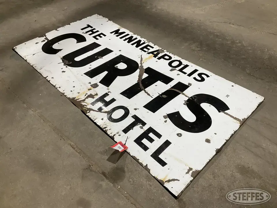Curtis Hotel sign Signage