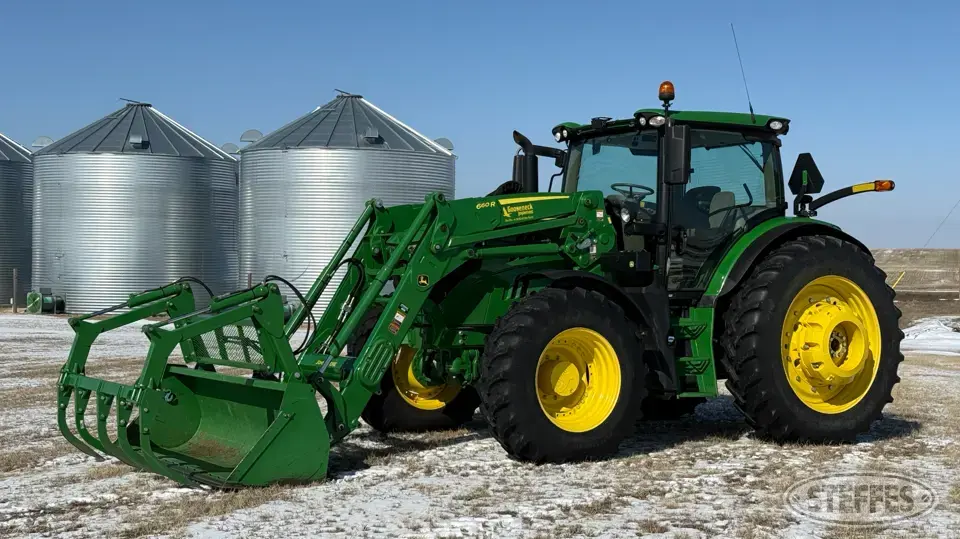 2017 John Deere 6155R MFWD Tractor