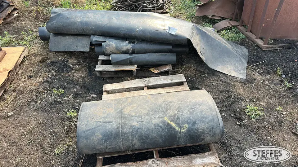 Rubber mat & rolls of plastic General Tools and Shop Supply