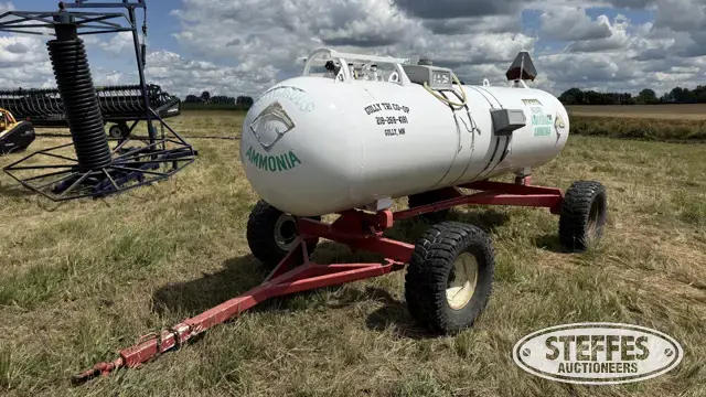 1,000 gal. NH3 tank