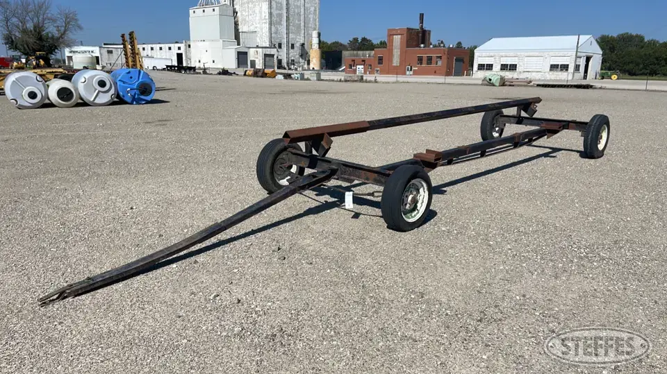 Shop-built header trailer