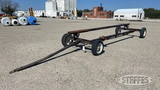 Shop-built header trailer