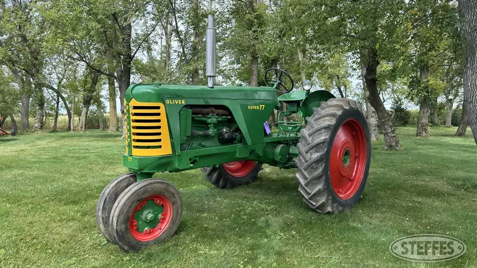 1957 Oliver Super 77 Collectible Tractor