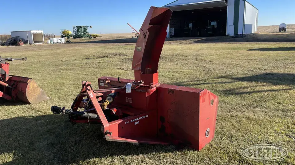 International 80 3 Pt. Snowblower