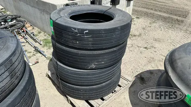 (4) Roadmaster 295/75R22.5 tires
