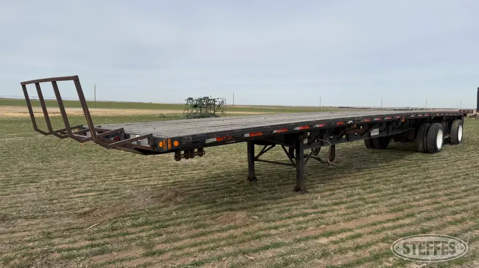 1994 Transcraft TL-120W2 Semi Flatbed Trailer