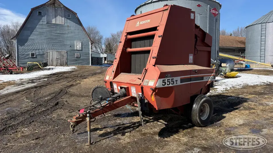 Hesston 555T Round Baler
