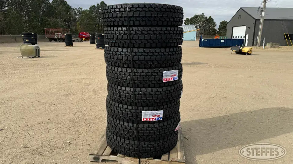 (8) Kapsen HS207 11R22.5 Tires Truck Tire