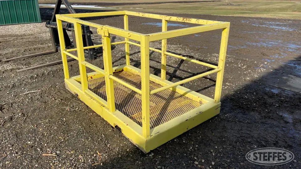 Shop-built man basket Construction Support Item