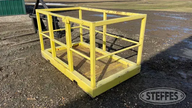 Shop-built man basket