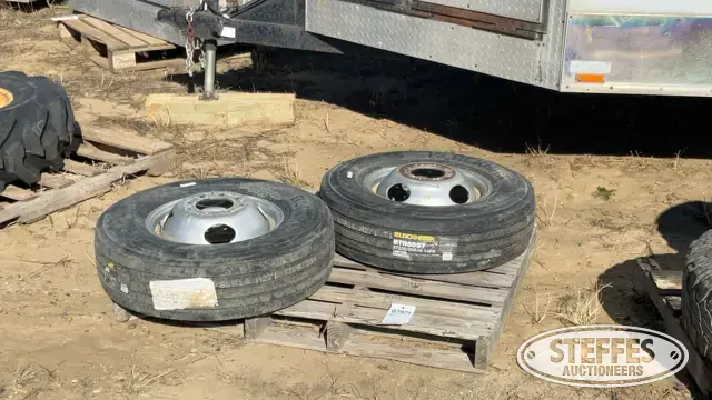 (2) ST235/80R16 dually tires