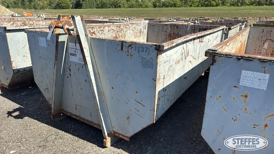 10 yd. roll-off dumpster Construction Support Item