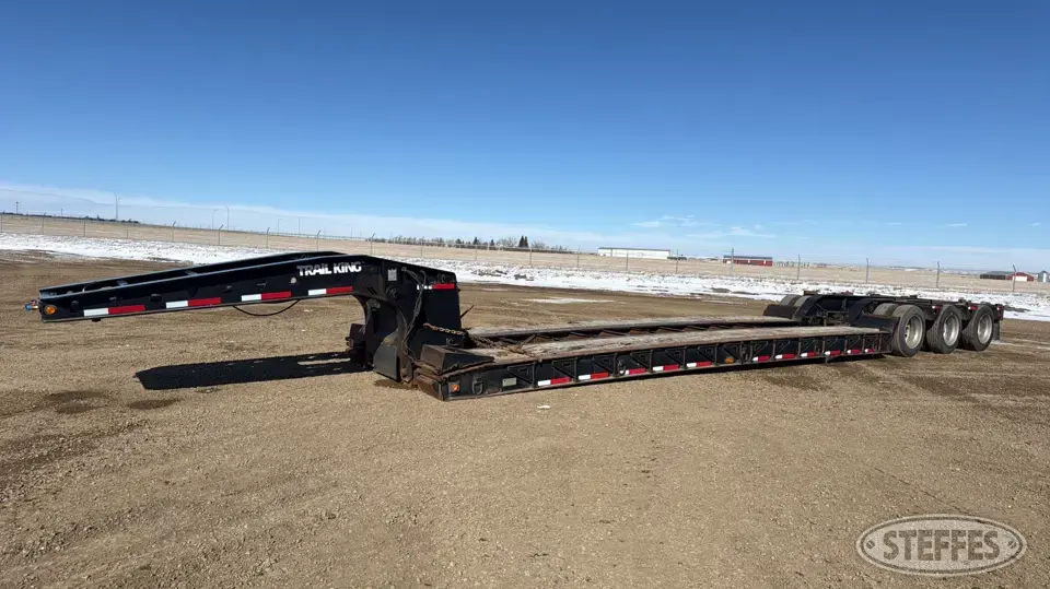 2007 Trail King TK110-HDG-513 Lowboy Trailer