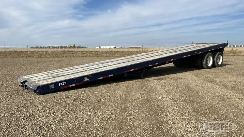 1982 Fontaine HOFPP-4-8040 Semi Flatbed Trailer