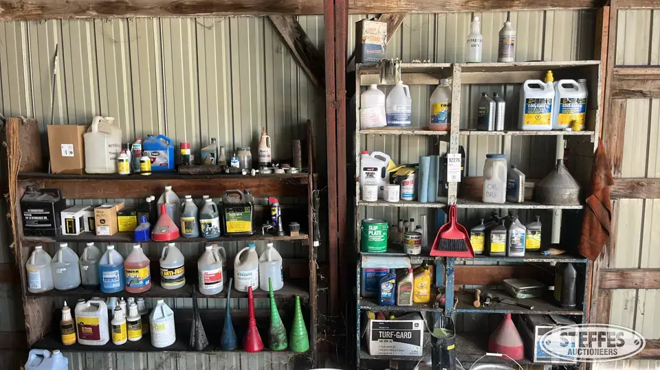 Contents of shelving Farm Support Item