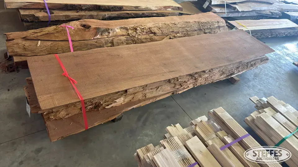 (4) Redwood slabs Business Inventory