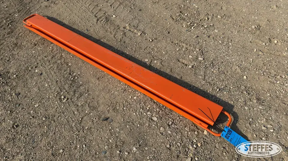 (2) Fork extensions Skid Steer Fork