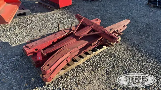 Draft horse log sled