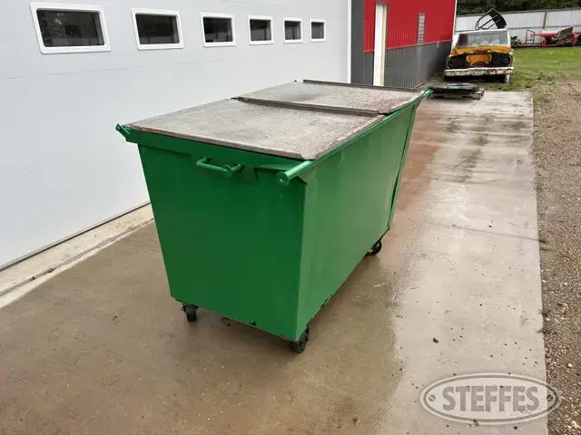 Metal dumpster
