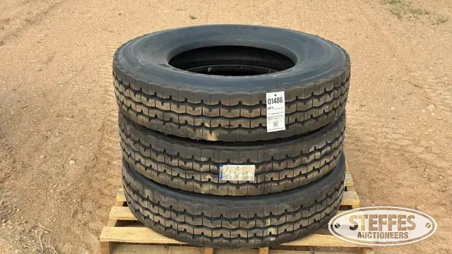 (3) 11R24.5 tires