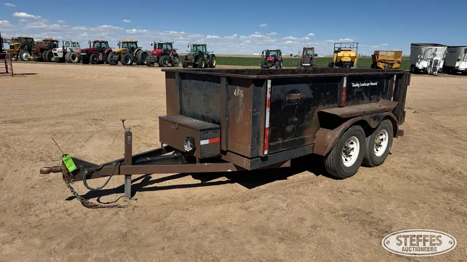 1999 S & W Welding Bumper Dump Trailer