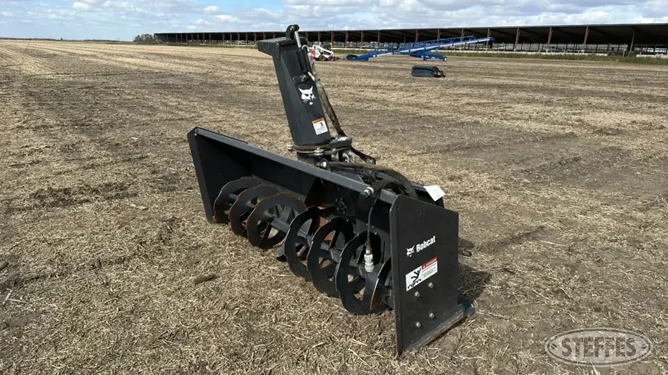 2011 Bobcat SBX240 Skid Steer Snow Pushers and Snowblower