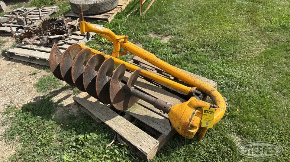 Danuser F-8 Skid Steer Augers-Post Driver