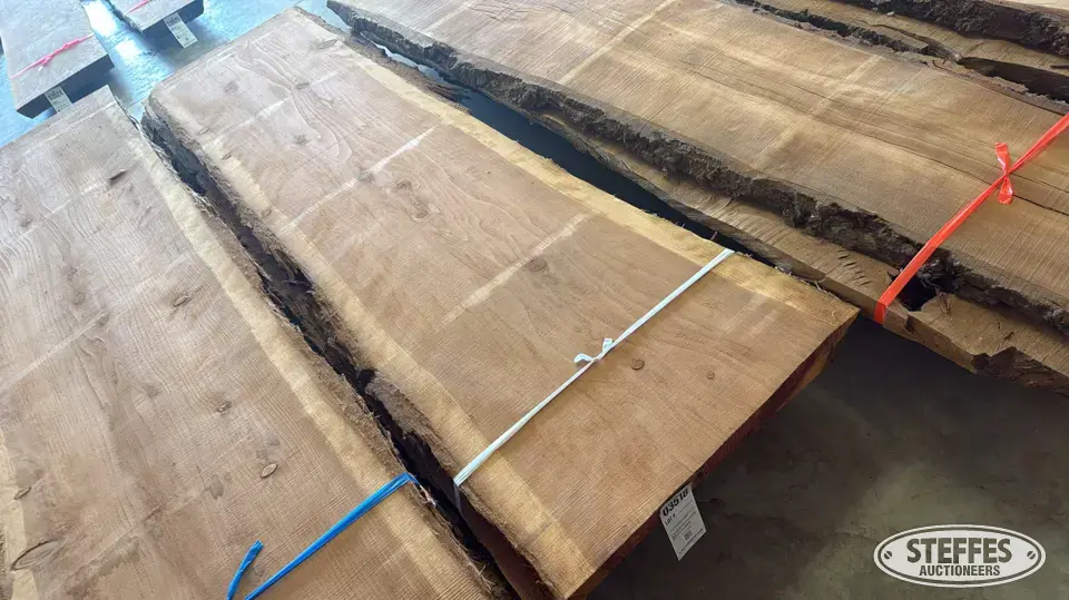 (3) Redwood slabs Business Inventory