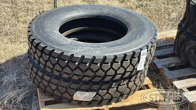 (2) Bridgestone 11R24.5 tires
