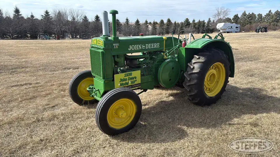 1938 John Deere AR Collectible Show Tractors-Stationary Engine