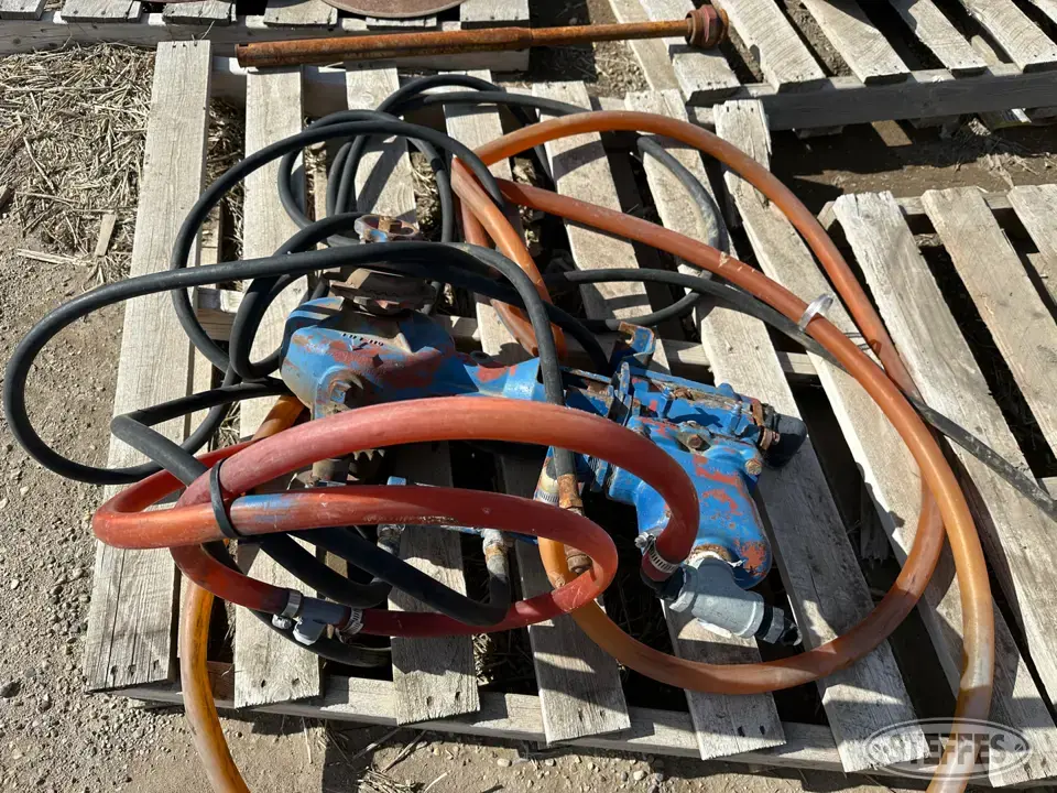 (2) John Blue ground drive pumps Ag Equipment Part