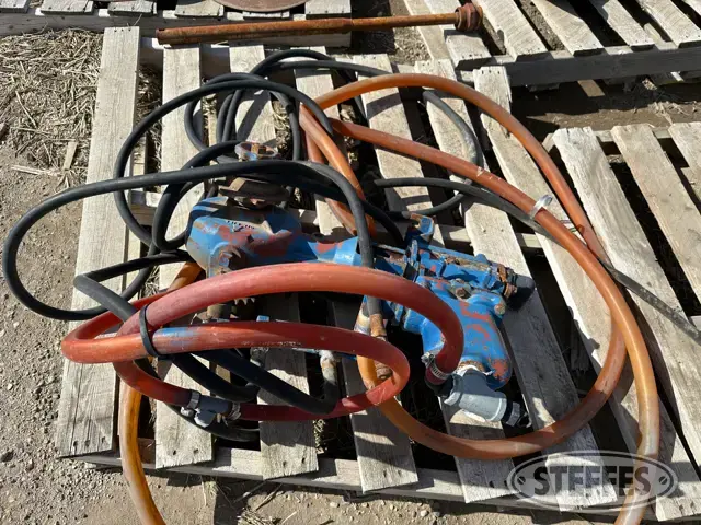 (2) John Blue ground drive pumps
