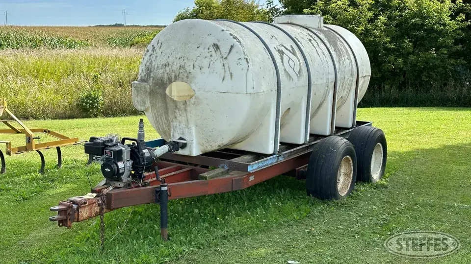 Shop-built water trailer Water Tender