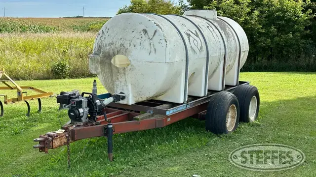 Shop-built water trailer