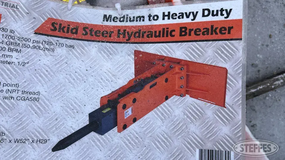 2024 TMG HB90S Skid Steer Breakers-Drop Hammers-Jack Hammers-Grinder