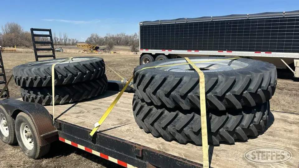 (4) BKT 380/90R46 sprayer tires Tractor-Implement Tire