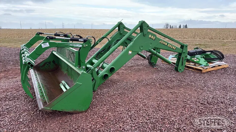 John Deere 840 Tractor Loaders and Attachment