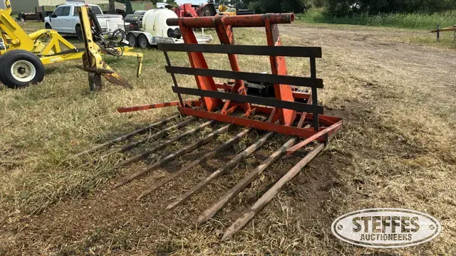 Shop-built bale mover