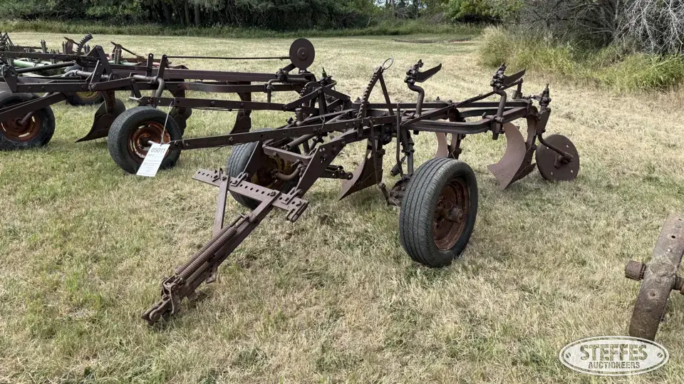 International 3-bottom plow