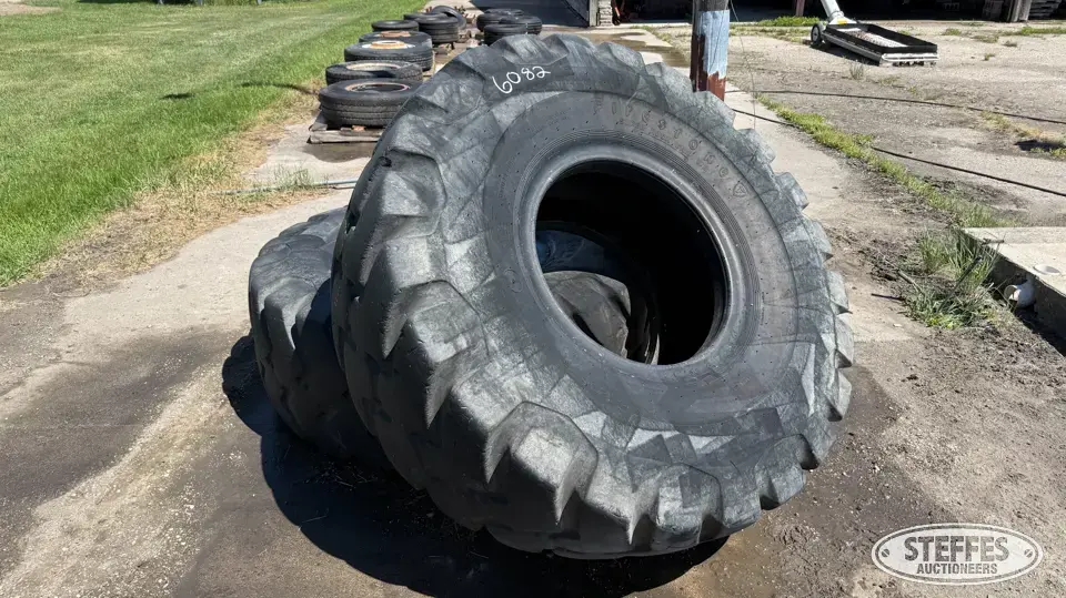 (2) Firestone 23.5-25 tires Construction Equipment Tire