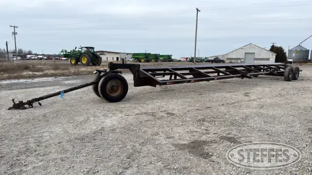 BBK tandem axle header trailer