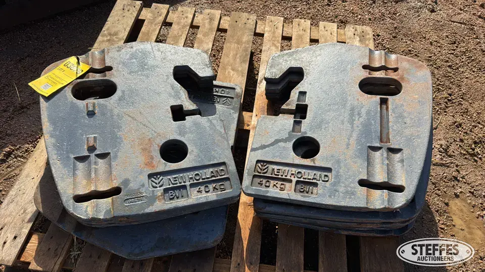 (10) New Holland suitcase weights Tractor Part