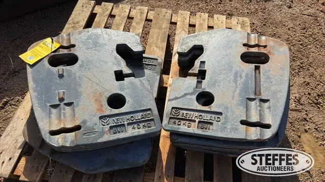 (10) New Holland suitcase weights