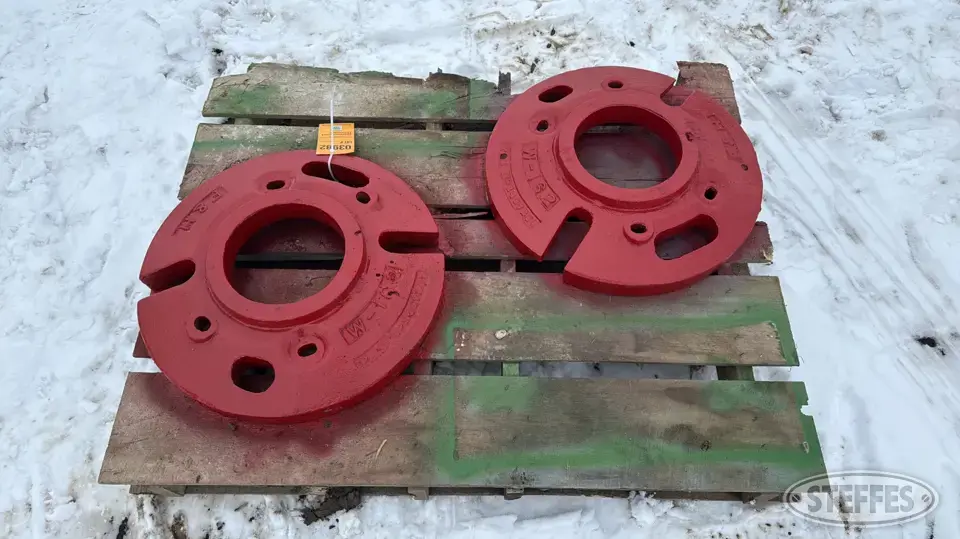 (2) International wheel weights Ag Equipment Part