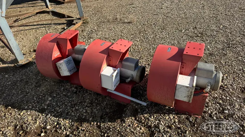 (3) Flaman Fans aeration fans