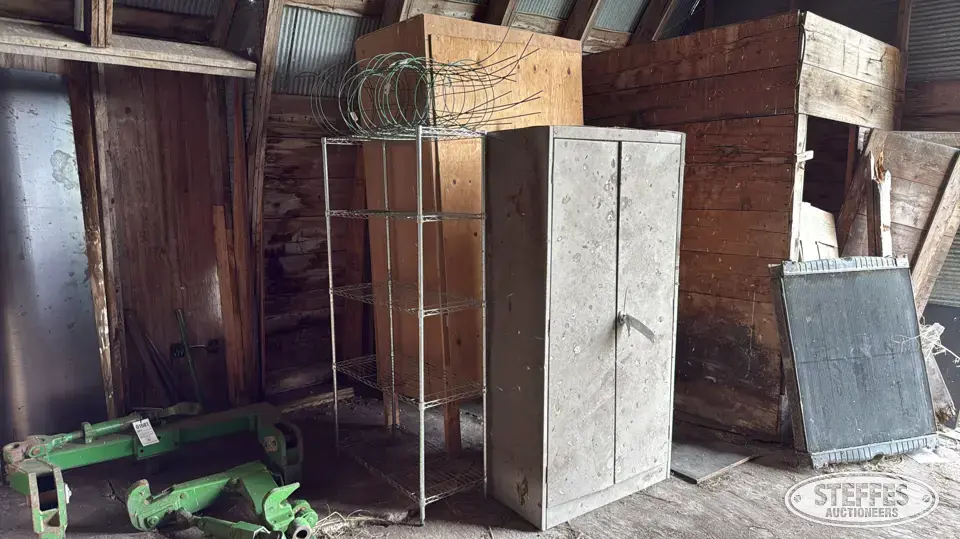 Storage shelves & tomato cages Farm Support Item