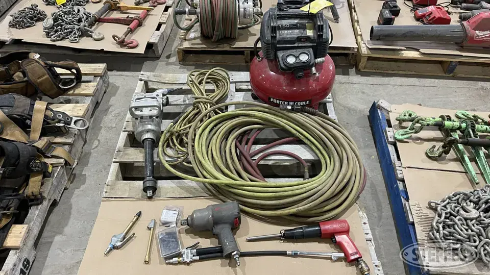 Porter Cable Air Tools and Compressor
