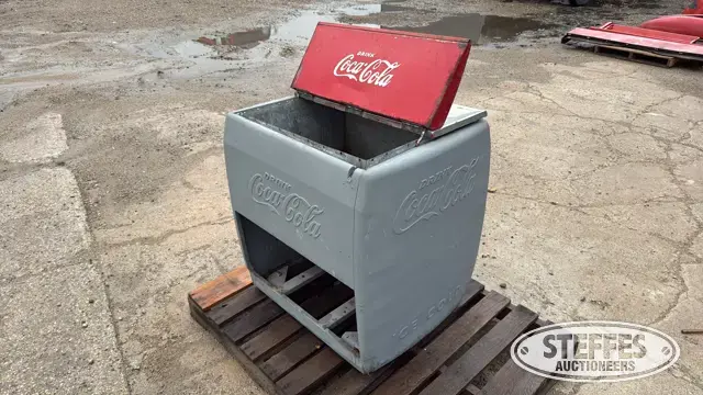 Vintage Coke cooler