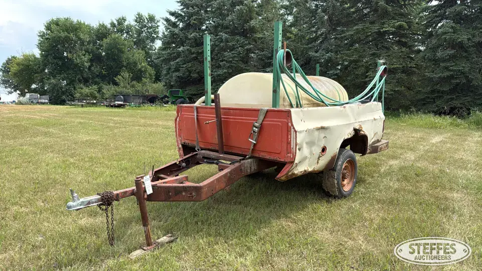 Pickup box trailer Water Tender